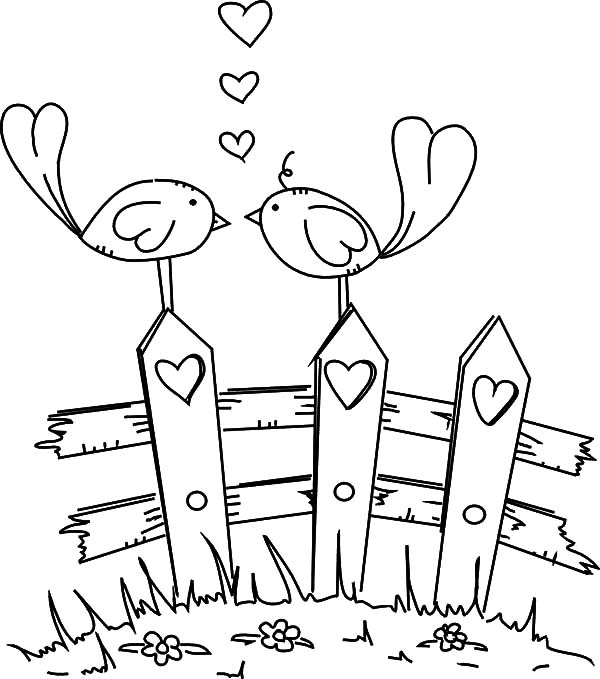 600x679 Love Birds Standing