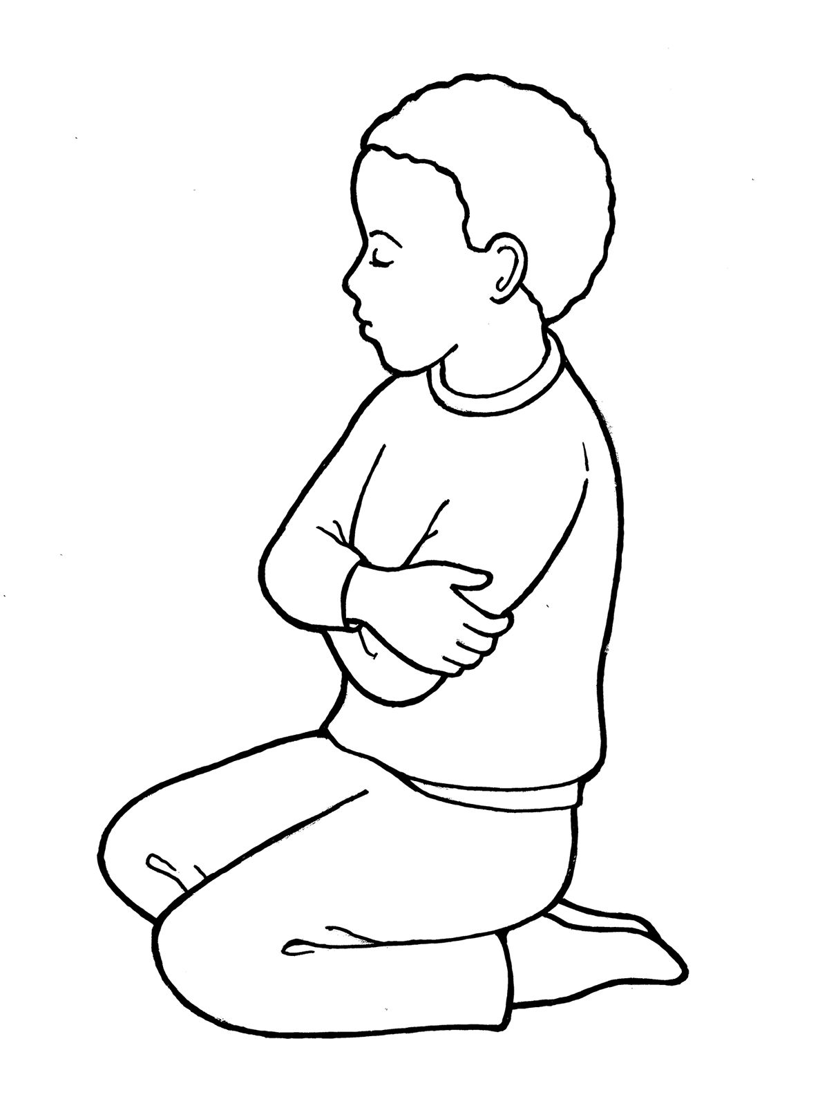 1200x1600 Bargain Child Praying Coloring Page Lds Jesus Blesses The Children