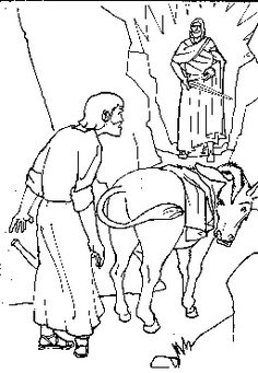 236x341 Balaam And The Talking Donkey Coloring Pages