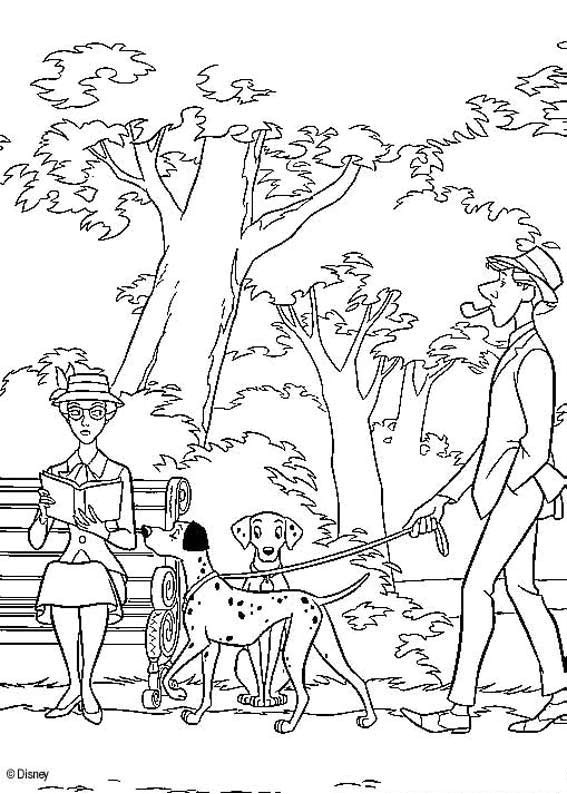 People Walking Coloring Pages