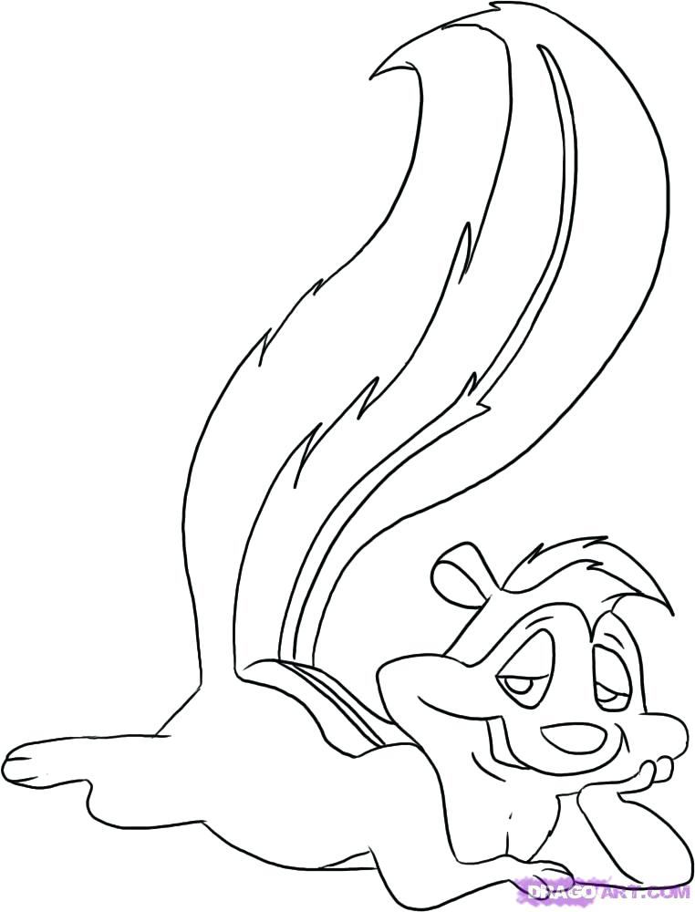 762x1000 Pepe Le Pew Coloring Pages Do Baby Tunes Para Pepe Le Pew