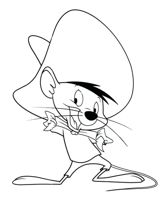 691x902 Pepe Le Pew Colouring Pages Speedy Action Coloring Tunes Cartoon