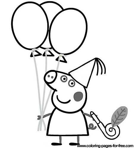 Peppa Coloring Pages