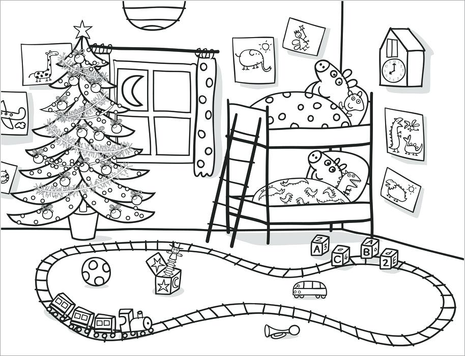914x701 Peppa Pig Color Pages