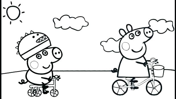 618x348 Kids N Coloring Pages Of Pig Pig Peppa Pig Coloring Pages Free