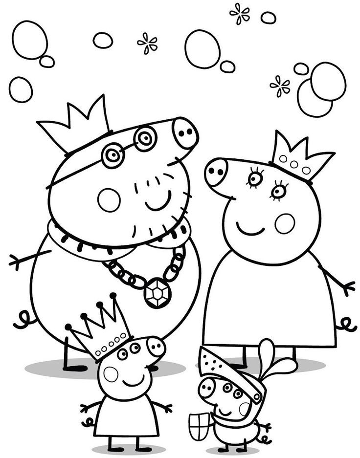 736x937 Peppa Pig Coloring Pages