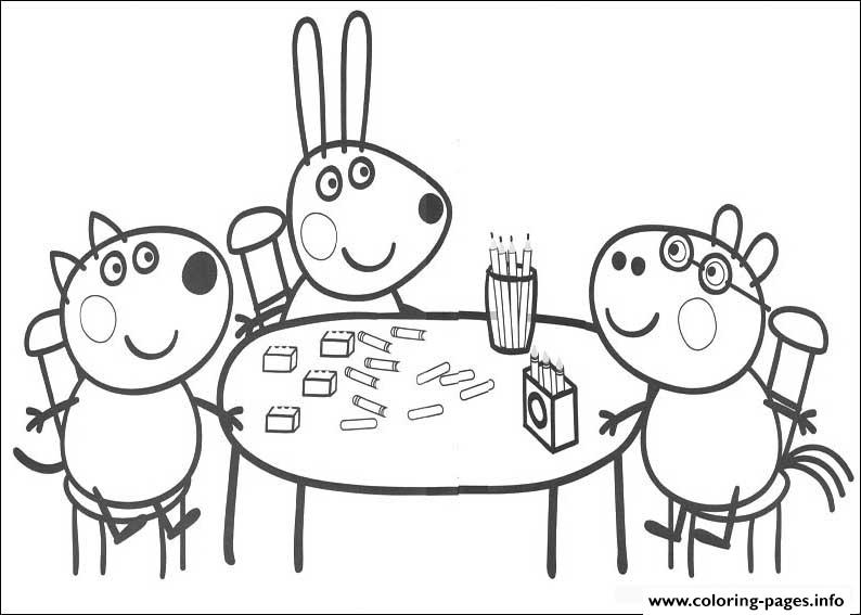 794x567 Kids Peppa Pig Colouring Pages Kids Printable9827 Coloring Pages