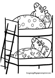 236x333 Christmas With Peppa Pig Coloring Page Printables