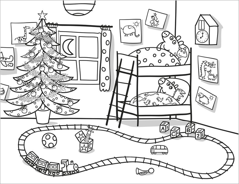 914x701 Coloriage Peppa Pig Colorier