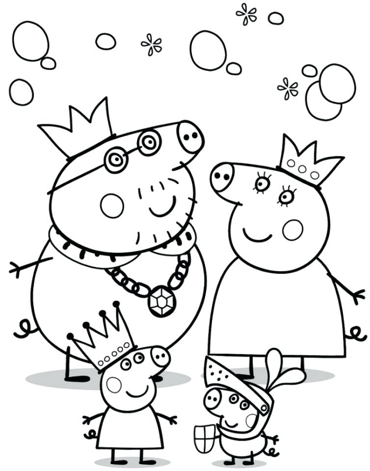 754x960 Peppa Pig Coloring Page Pig Coloring Pages Printable Coloring Page