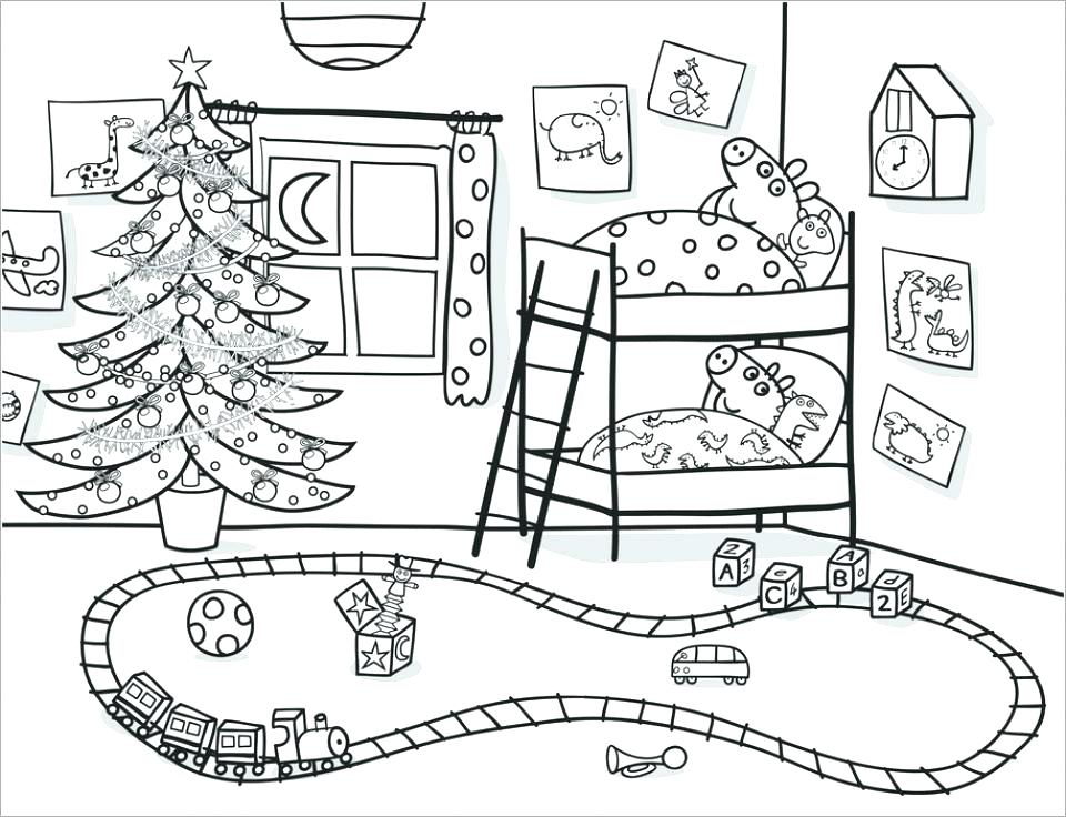 960x736 Coloring Peppa Pig