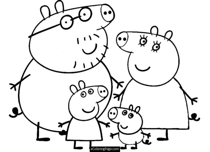 736x533 Cool Peppa Pig Coloring Page Colouring Pages