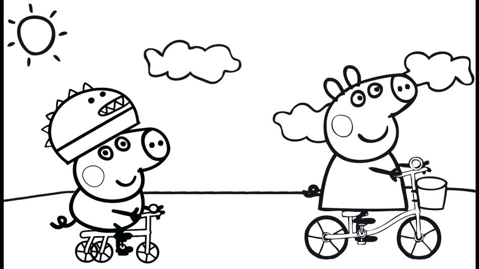 948x533 Pig Coloring Pages With Wallpapers Large Size Of Pig Coloring