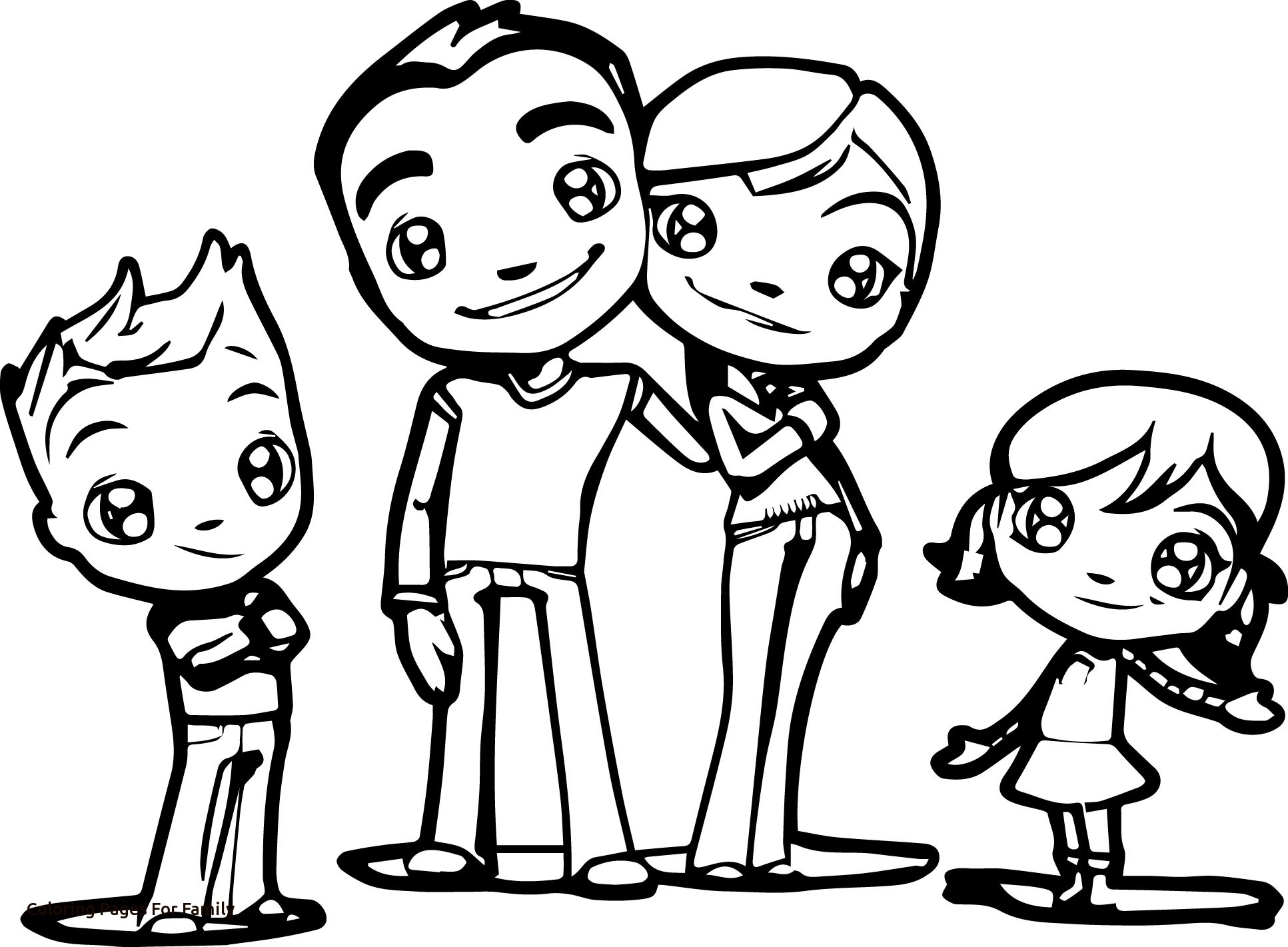 1933x1421 Great Family Coloring Pages For Toddlers Peppa Pig Free