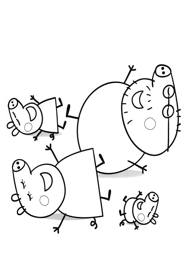 595x842 Peppa Pig Coloring Pages