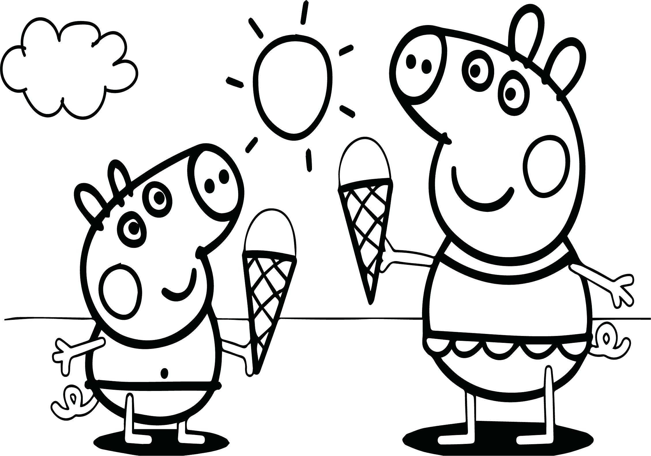 2258x1584 Best Of Coloring Pages Peppa Pig Coloring Page Colouring Family