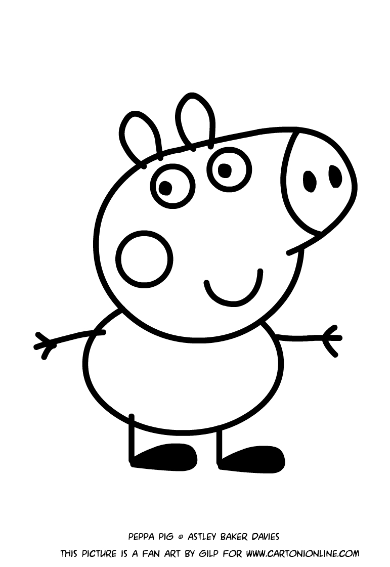 771x1121 George Pig Coloring Pages