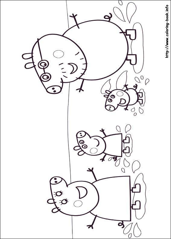 567x794 Peppa Pig Coloring Pages On Coloring