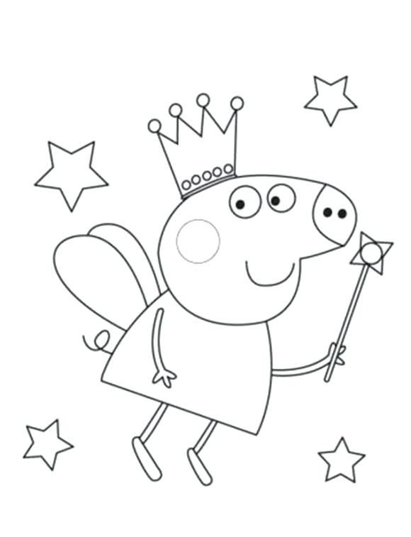 580x757 Peppa Pig Halloween Coloring Pages Marvelous Pig Printable
