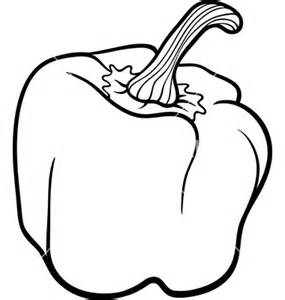 285x300 Bell Pepper Clipart Black And White