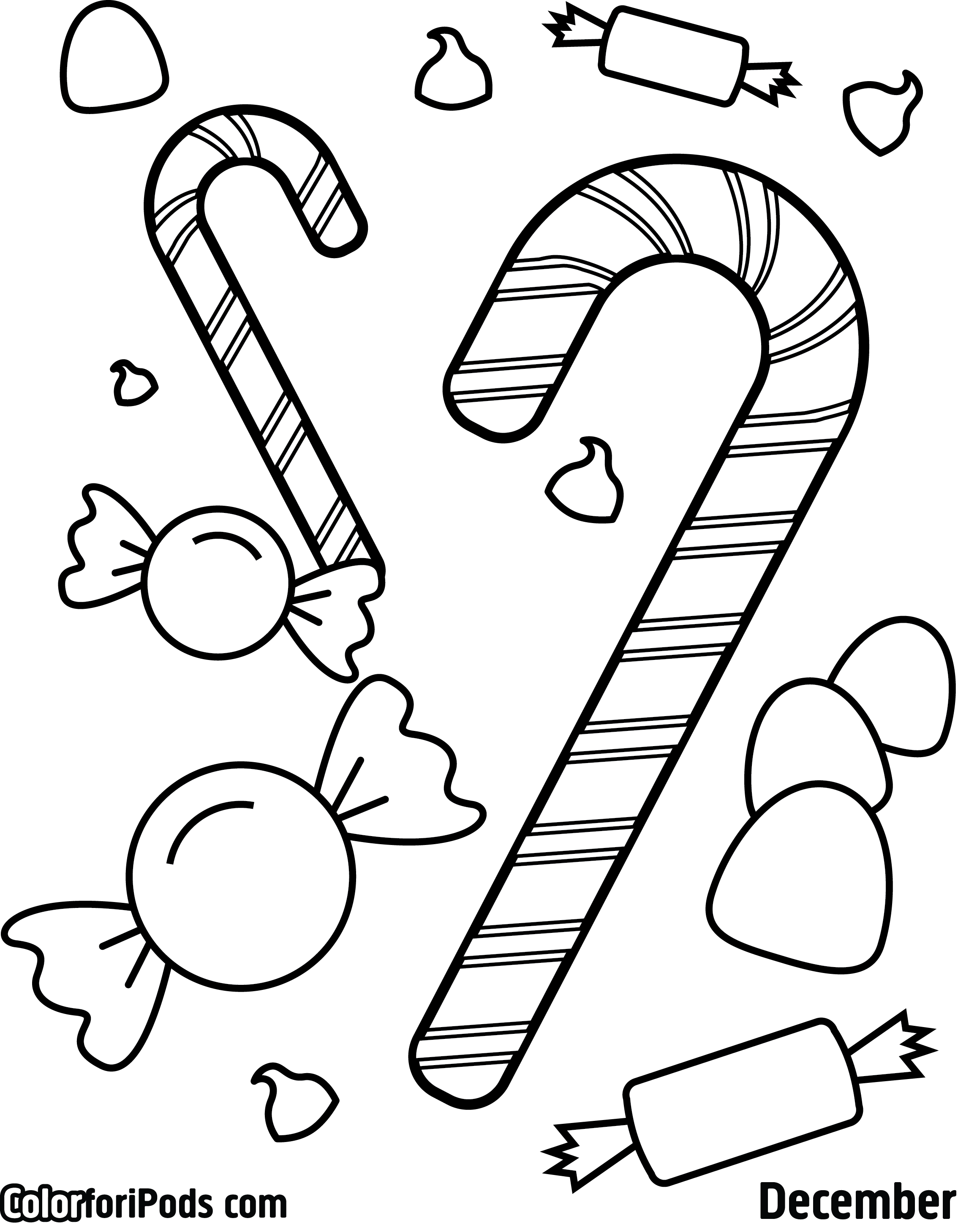 2268x2916 Fabulous Princess Castle Coloring Pages With Candy Page