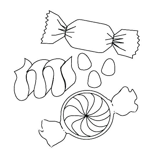 523x540 Coloring Pages Candy