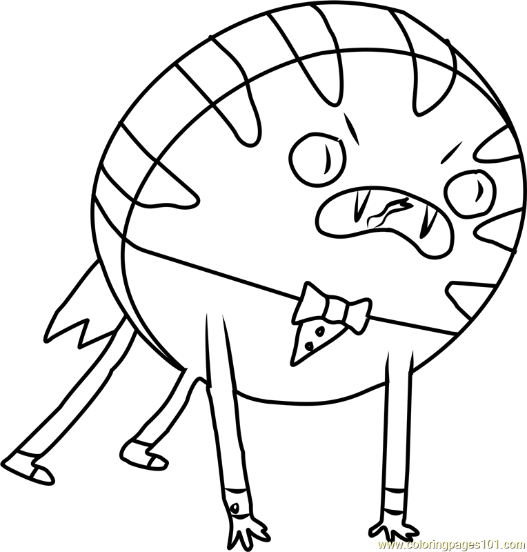 764x800 Peppermint Butler Coloring Page