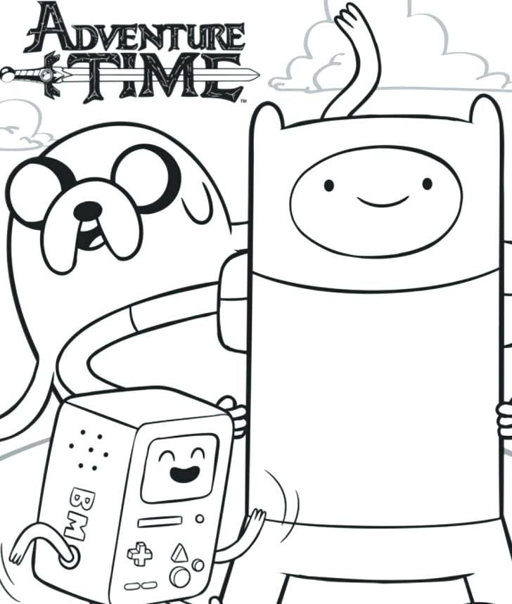 728x859 Best 3 4 Images On Colouring Pages Adventure Time Coloring Pages