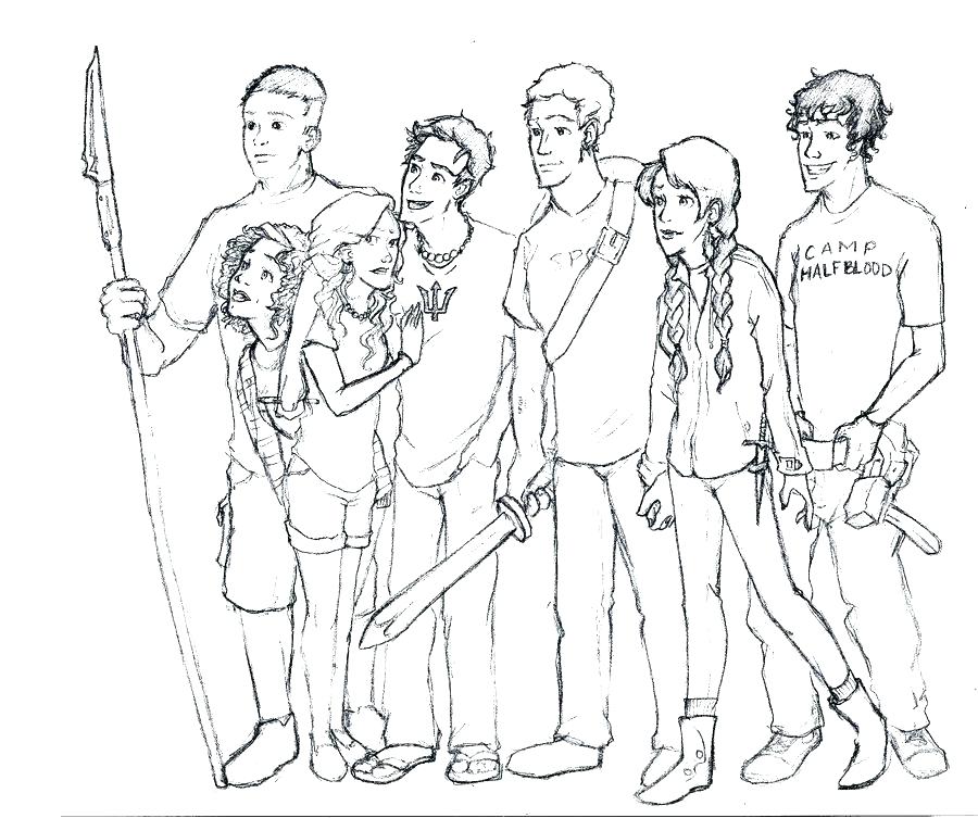 900x753 Percy Jackson Printable Coloring Pages Coloring Pages The Heroes