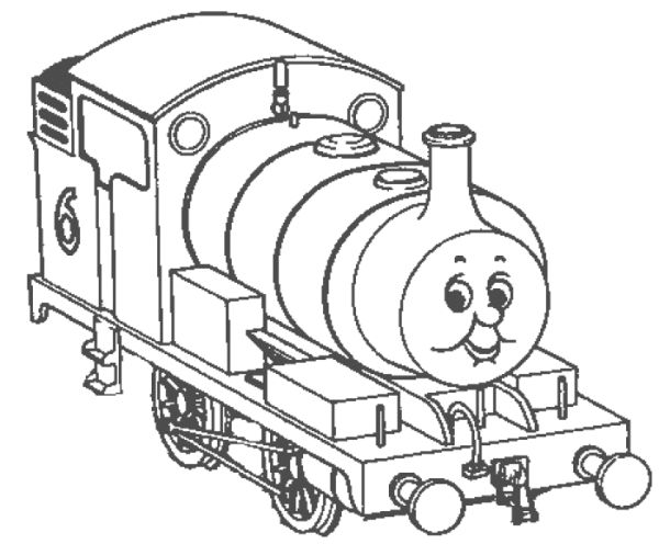 Percy The Train Coloring Pages