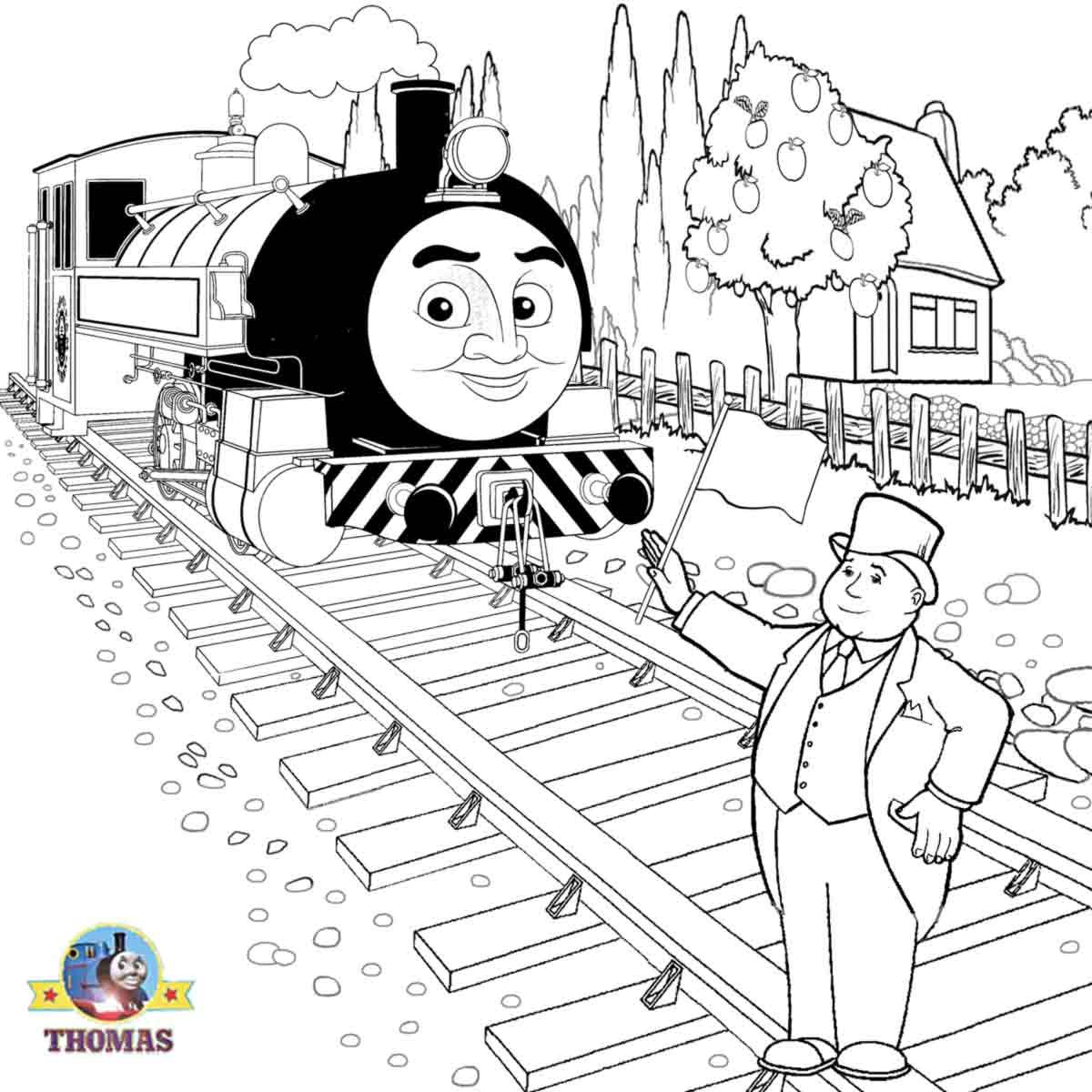1200x1200 Thomas The Train Coloring Pages For Kids To Print Percy