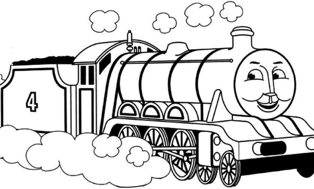 1024x617 Coloring Thomas The Train Coloring Pages Percy