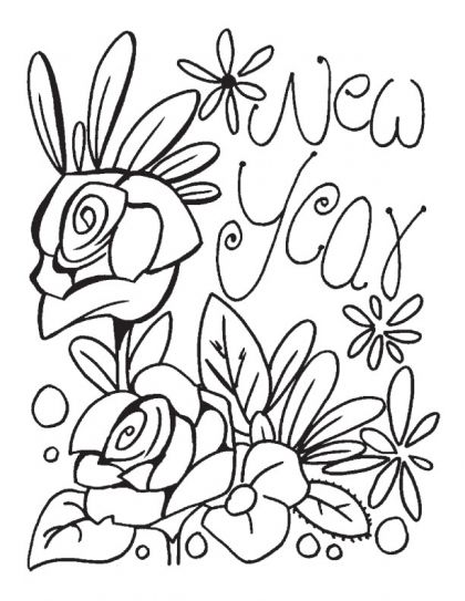 420x543 Every Day Of The New Year Full With Flowers Fragrance Coloring