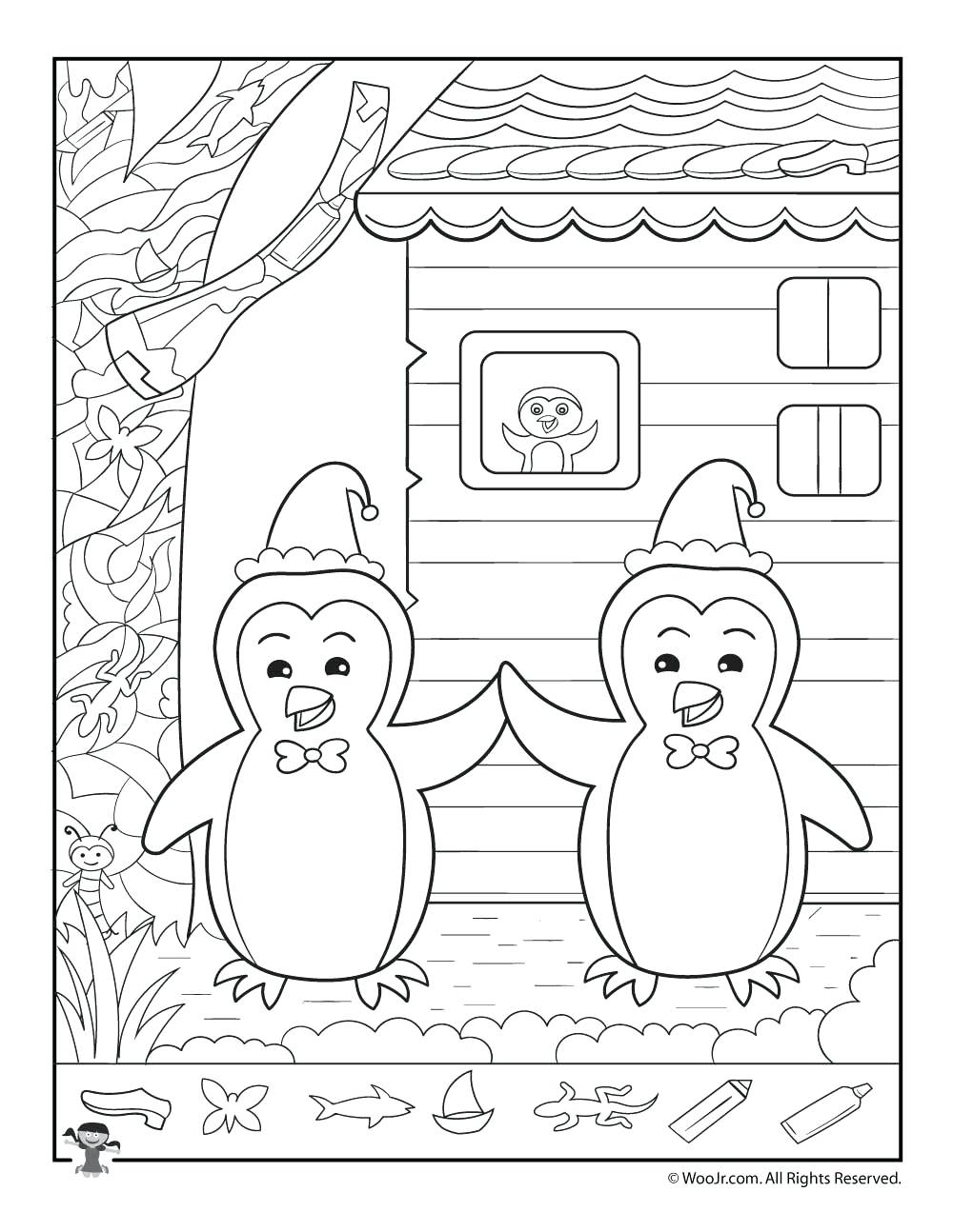 1000x1294 Kindergarten Winter Penguins Hidden Picture Printable 74 Marvelous