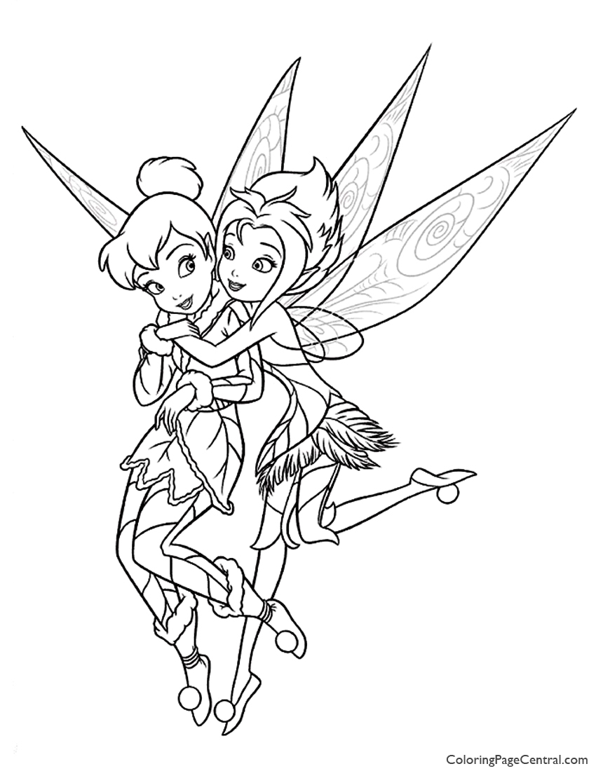 850x1100 Tinkerbell Periwinkle 01 Coloring Page Coloring Page Central