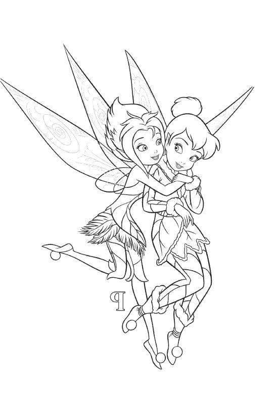 554x782 Periwinkle With Tinkerbel The Fairy Coloring Pages Fairy Digis