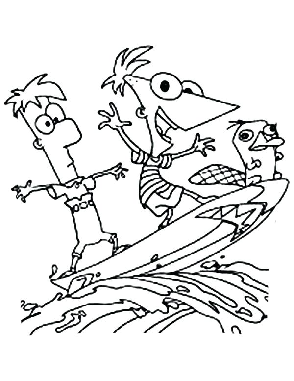 600x777 Perry Platypus Coloring Pages Cool Design And Printable Hugs