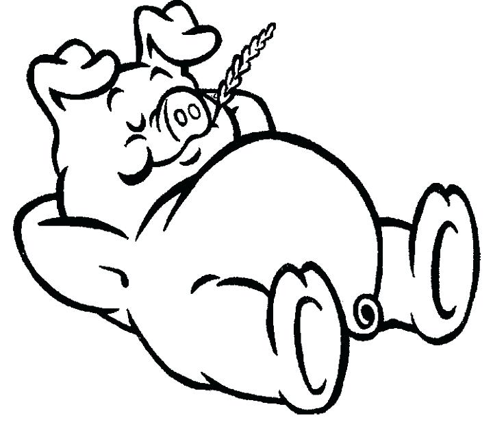 720x616 Blank Person Coloring Page Pig Sleeping Coloring Pages Blank