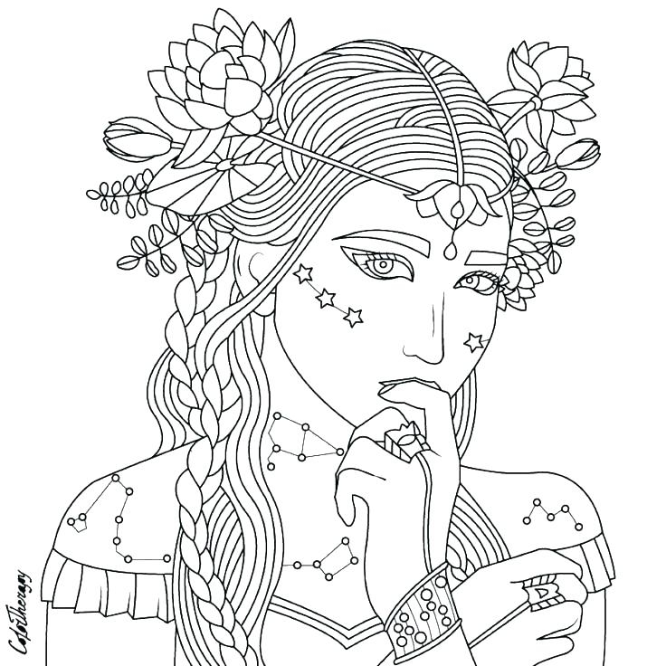 736x736 Coloring Page Person
