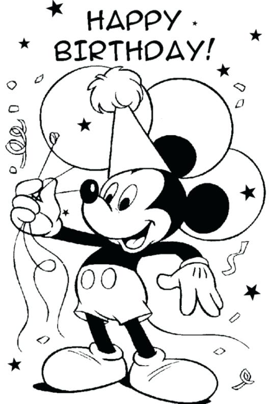 530x793 Birthday Cards Coloring Pages Birthday Card Coloring Page Happy
