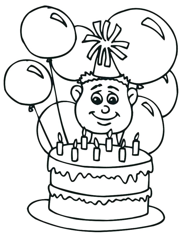 700x894 Personalized Happy Birthday Coloring Pages Medium Size Of Happy