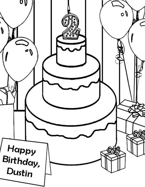 570x738 84 Best Cake Coloring Pages Images On Coloring Books