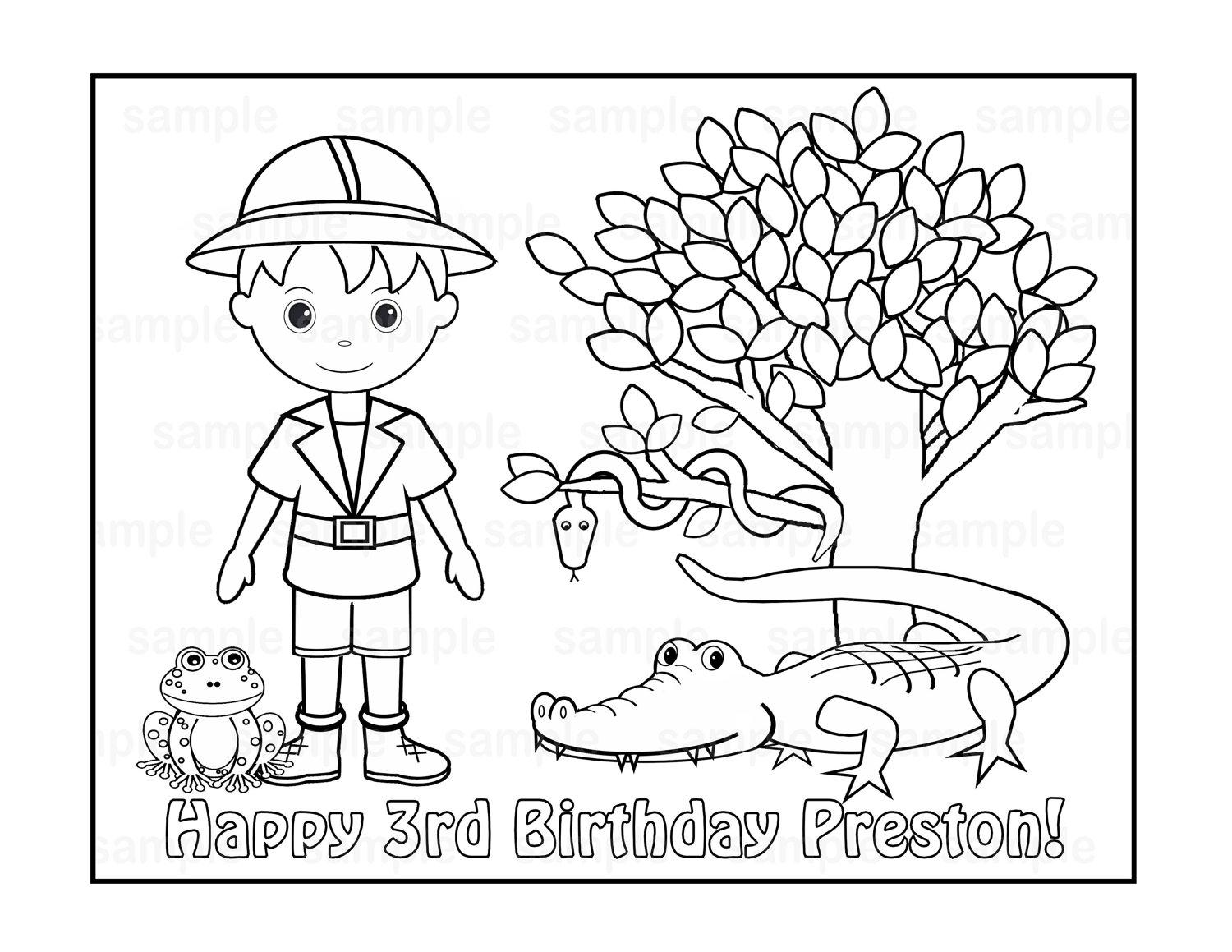 1500x1159 Free Custom Coloring Pages Personalized With 31 Printable Name