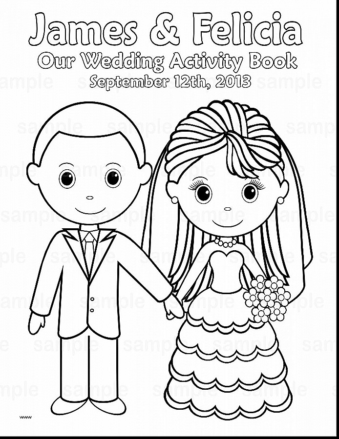 694x900 Personalized Wedding Coloring Books Luxury Personalized Wedding