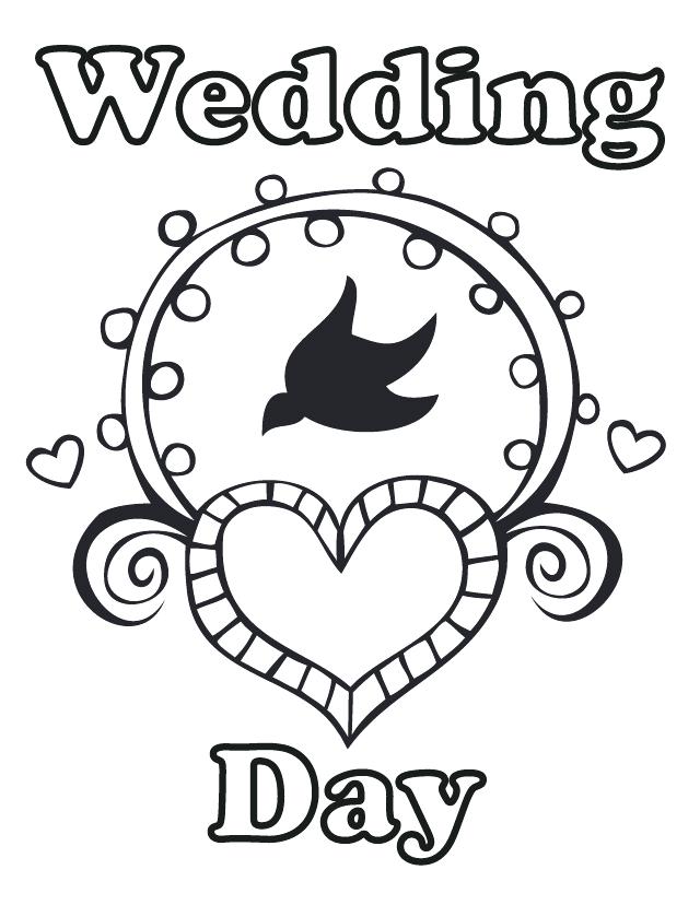 640x828 Wedding Coloring Book For Kids Plus Mini Printable Personalized