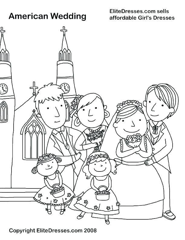 612x792 Wedding Coloring Book Printable Wedding Coloring Pages Free