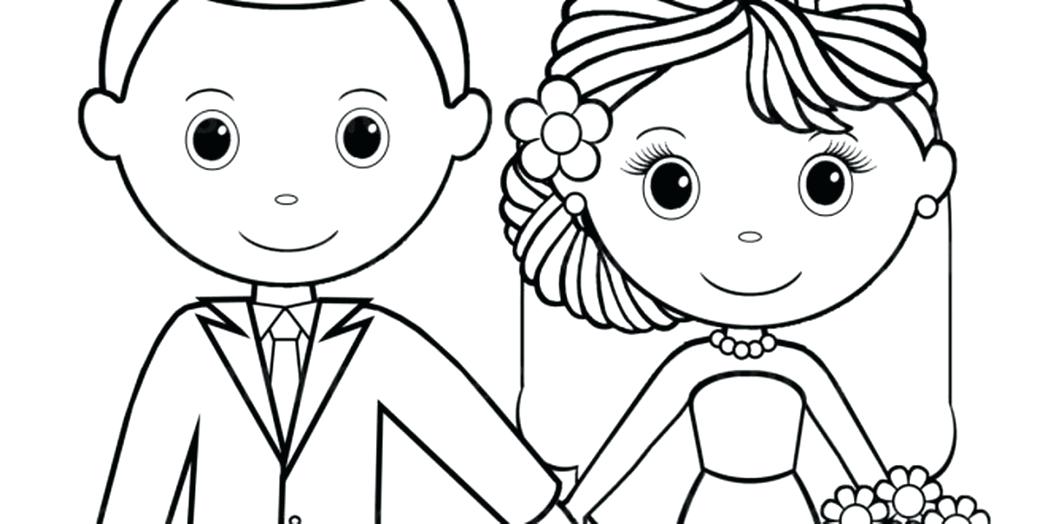 1048x524 Wedding Coloring Books For Children And Printable Personalized