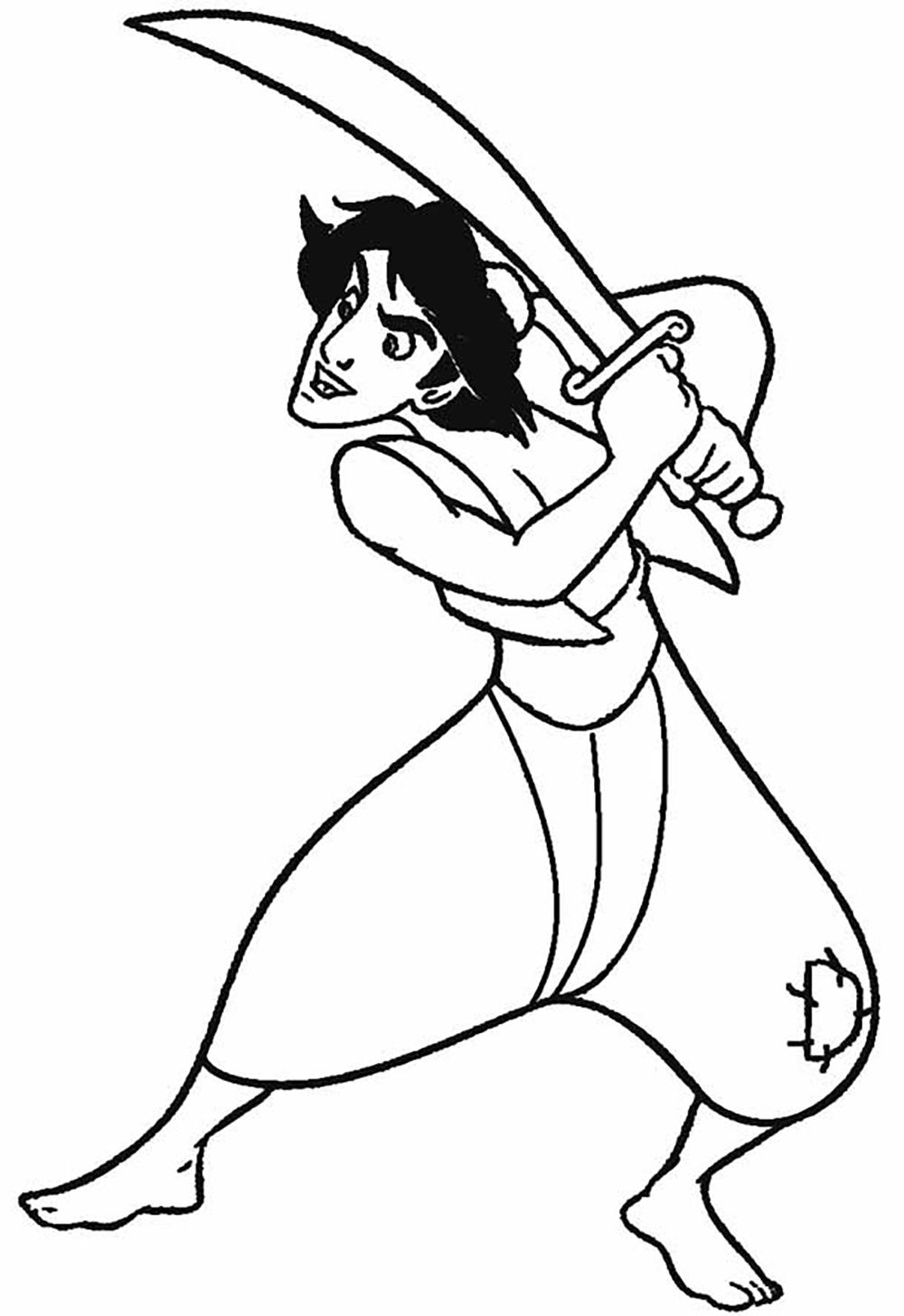 Peru Flag Coloring Page