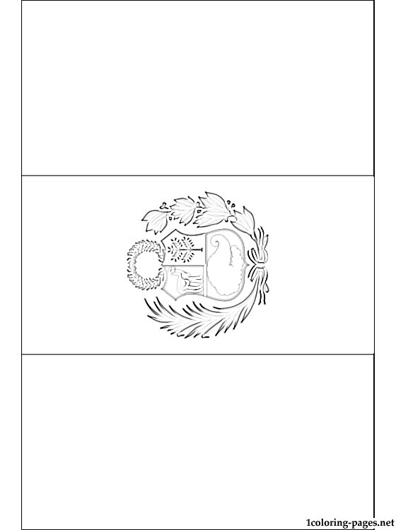 560x750 Peru Flag Coloring Page Coloring Pages