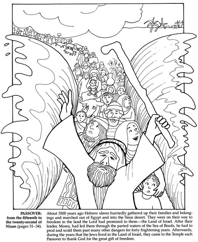 631x770 Passover Coloring Pages
